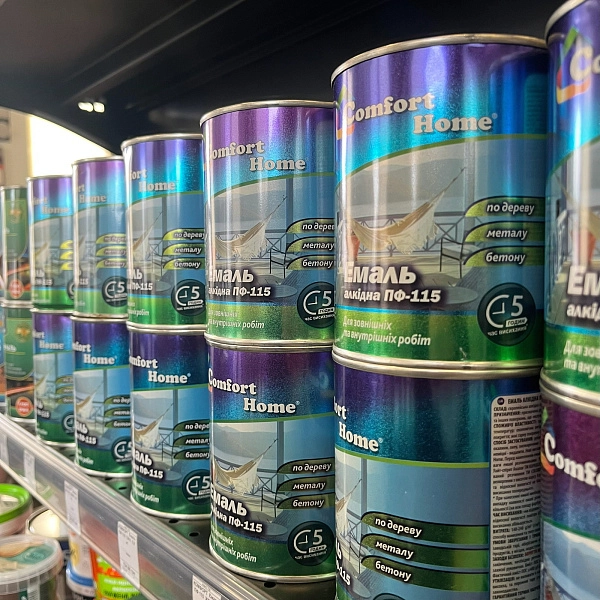 картинка Эмаль Комфорт ПФ-115 коричневая 2,8 кг 