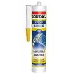 Герметик силиконовый санитарный прозрачный SOUDAL 280 мл