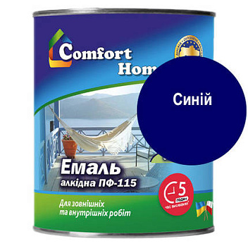 картинка Эмаль КОМФОРТ ПФ 115 синяя 2,8 кг 