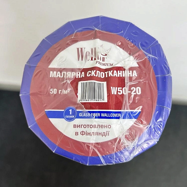 картинка Стеклохолст Welton Premium W50, 1х20м картинка Стеклохолст Welton Premium W50, 1х20м