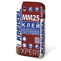 Суміш для кладки газоблоку Kreisel Expert ММ25 (125), 25кг