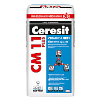 Клей для плитки Ceresit CM 11 Plus, 25кг