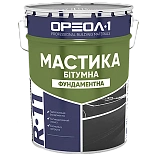Мастика Ореол-1 R-11 битумная фундаментная, 25кг