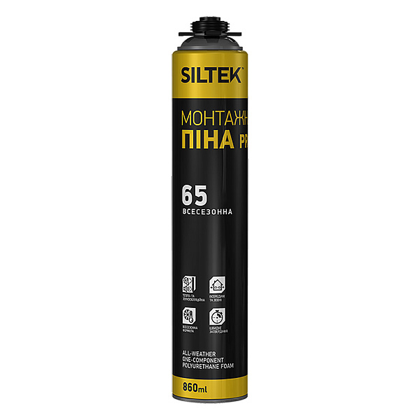 картинка Монтажная пена Siltek PRO, 860 мл 