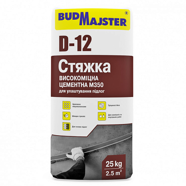 картинка Стяжка Budmajster D-12 5-80 мм, 25 кг 