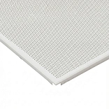 Потолок подвесной кассетный Alubest оцинкованый перф. белый board 600х600мм