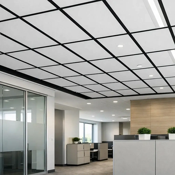 картинка Комплект подвесного потолка №5 — Стандарт Орбит (черный) 