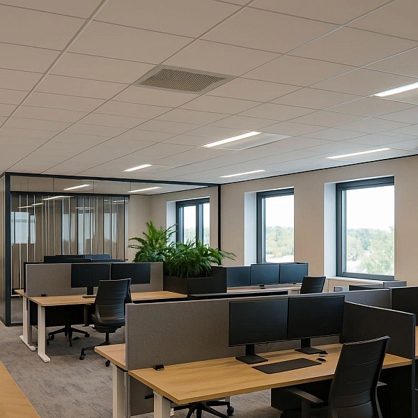 картинка Подвесной потолок AMF Sahara Tegular 15 KCS 600х600х15мм 