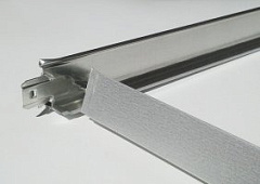 Профиль Alubest Стандарт для потолка 24мм, 0,6м, металлик