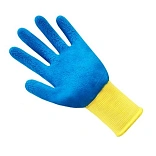 Перчатки синтетические с латексным покрытием 3/4 Seven 69053 "б" (FL9053)