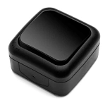 Выключатель Palmiye 1кл. наружный, черный