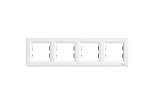 Рамка 3-м горизонтальная кремовая Asfora Schneider Electric