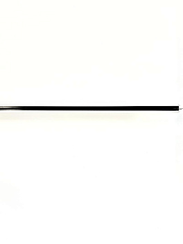 картинка Т-профиль Alubest Струна 15х41,5мм белый/черний в середине, 0,6м 