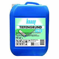 Грунтовка Knauf Tiefengrund (Тифенгрунд) для пористых оснований, 10л